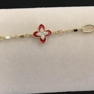 Pulsera Trébol Rojo