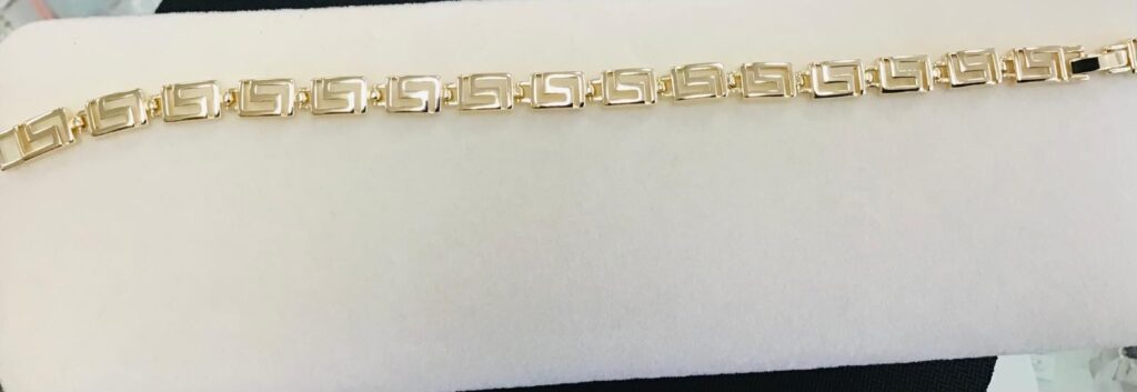 Pulsera Greca Dorada