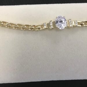Pulsera Solitario Elegante