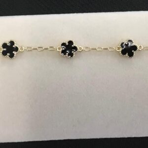 Pulsera Trébol Negro