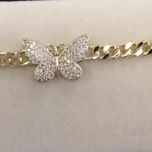 Pulsera Mariposa Brillante