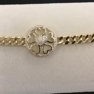 Pulsera Trébol Corazón