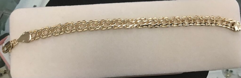 Pulsera Cubana Texturizada Premium
