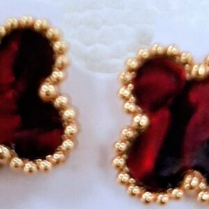 Aretes Trébol Vino